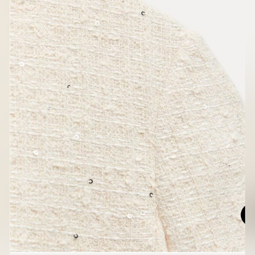 Zara Cream Mini Dress - Picture 5 of 10